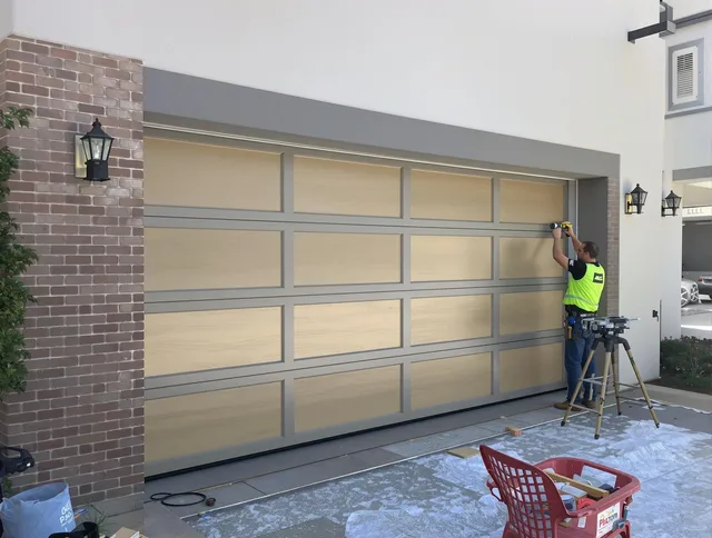 Garage door replacement service by Bedford Garage Door Repair in Bedford